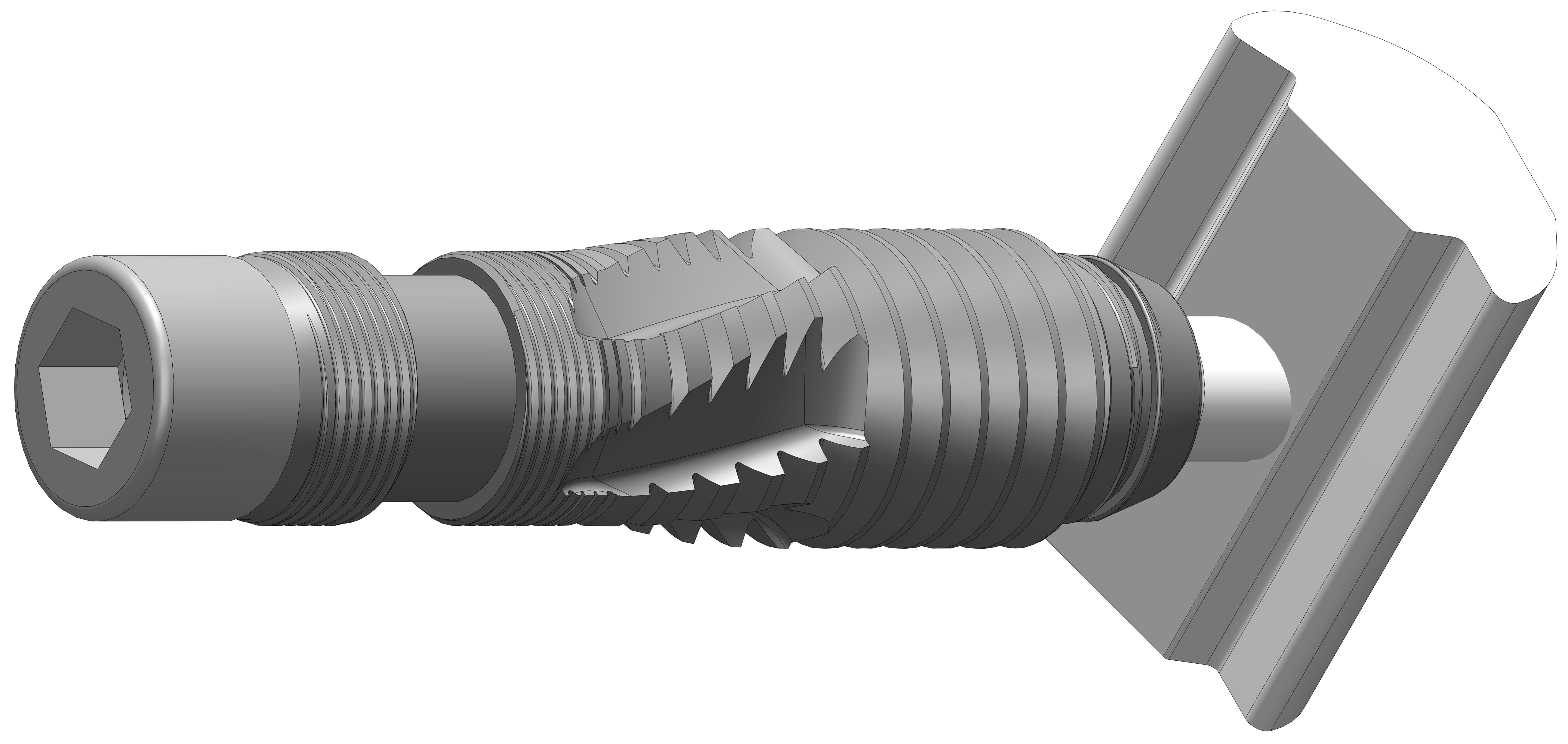 406 Standard Threaded Insert 20° Angle Kit